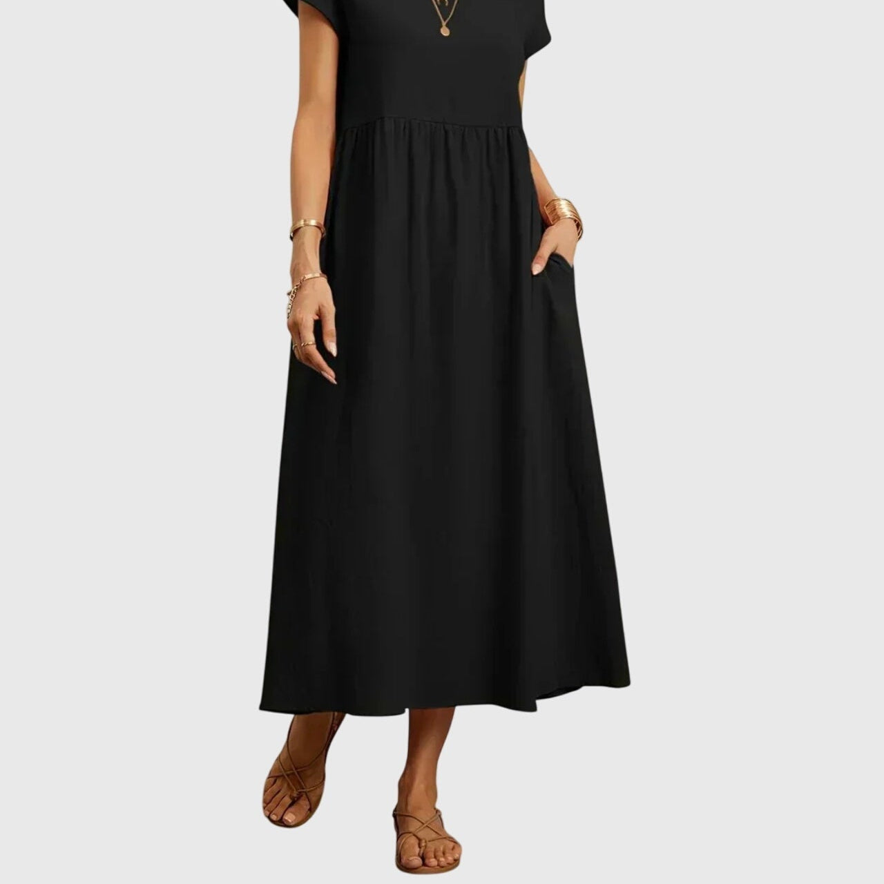 Relaxed Fit Dress – Breathable Fabric & Flattering Silhouette