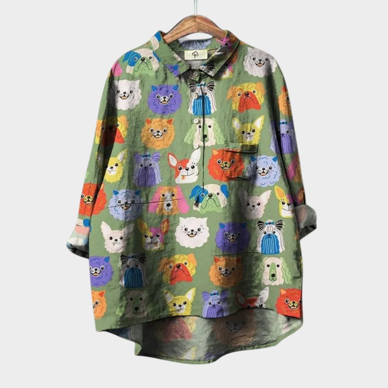 Milla™ Elegant Blouse – Timeless Style for Any Occasion