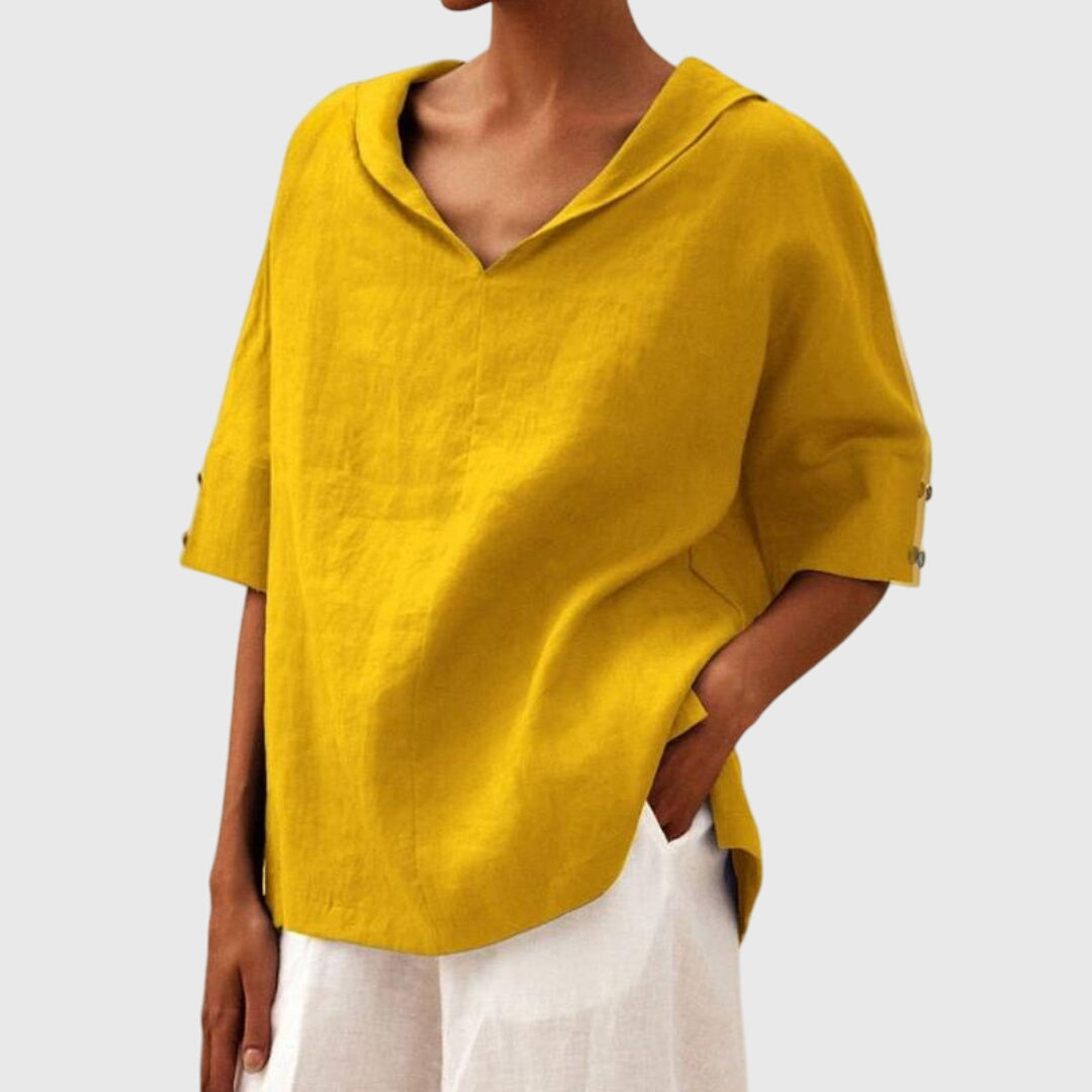 Joanna™ Relaxed-Fit Casual Blouse — Effortless Comfort with Everyday Style