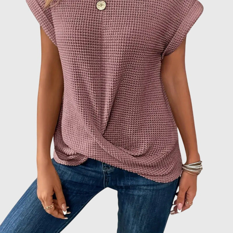 Isa™ Timeless Chic Crew-Neck Blouse