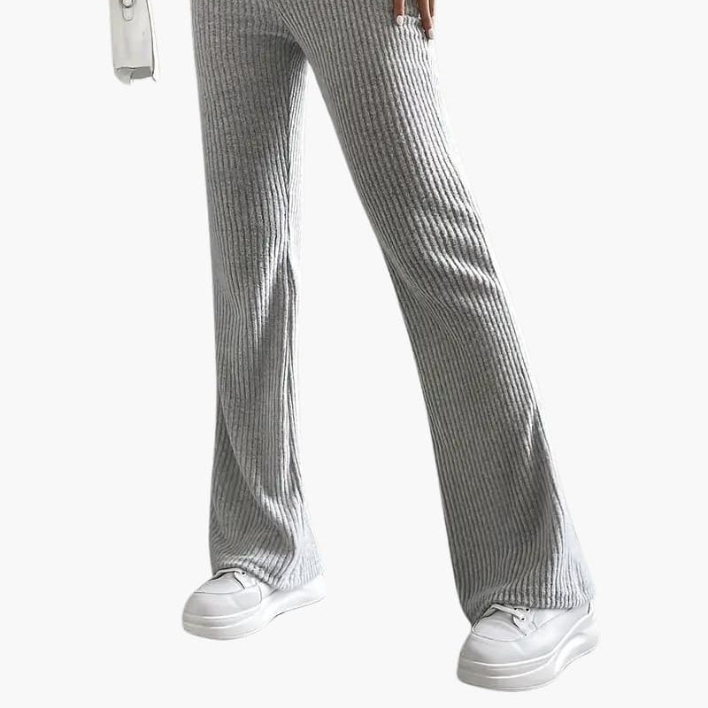 High-Waisted Casual Pants - Effortless Style & All-Day Comfort