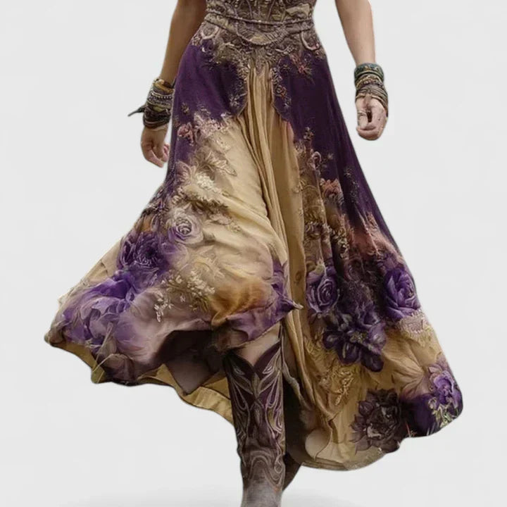 Sydneighh | Elegant Maxi Dress with Flowing Silhouette