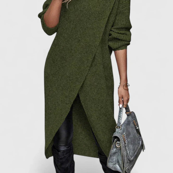 Zarymelle | Timeless Knit Sweater Dress for Effortless Style