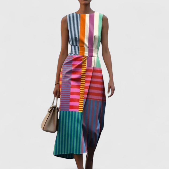 Lindsey Midi Dress - Elegant, Timeless Silhouette