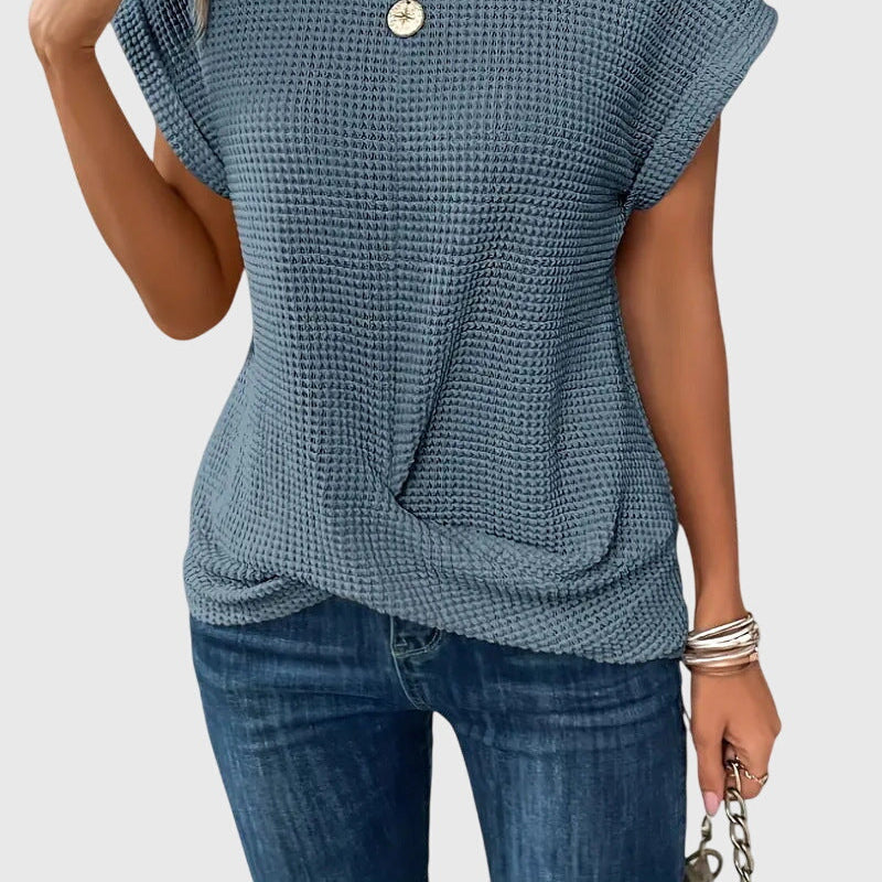 Isa™ Timeless Chic Crew-Neck Blouse