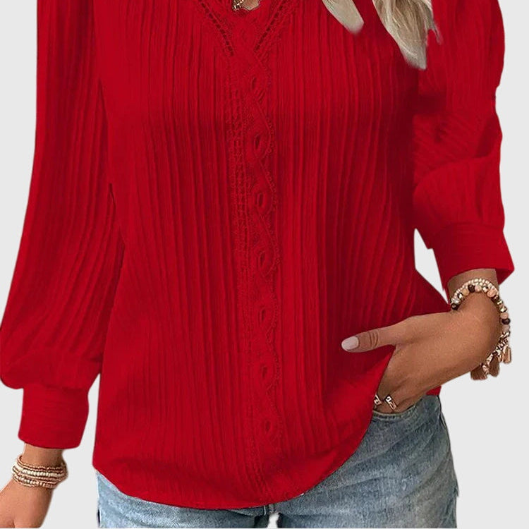 Andrea™ | Effortlessly Chic Knit Pullover Top