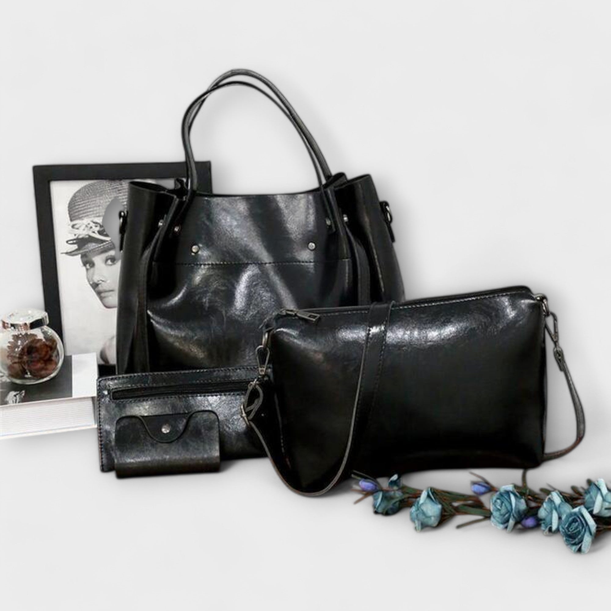Olivia 4-Piece Vintage Bag Set – Timeless Style for Everyday Elegance