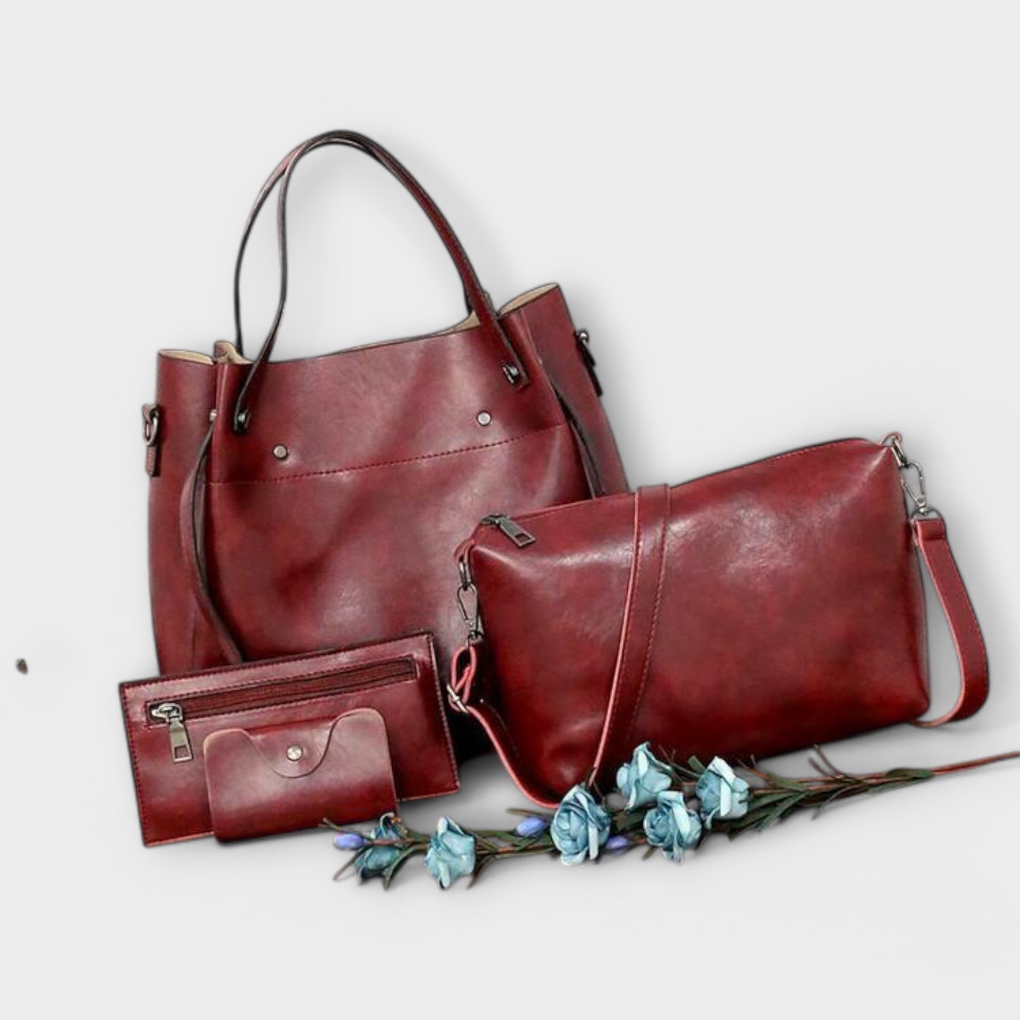 Olivia 4-Piece Vintage Bag Set – Timeless Style for Everyday Elegance
