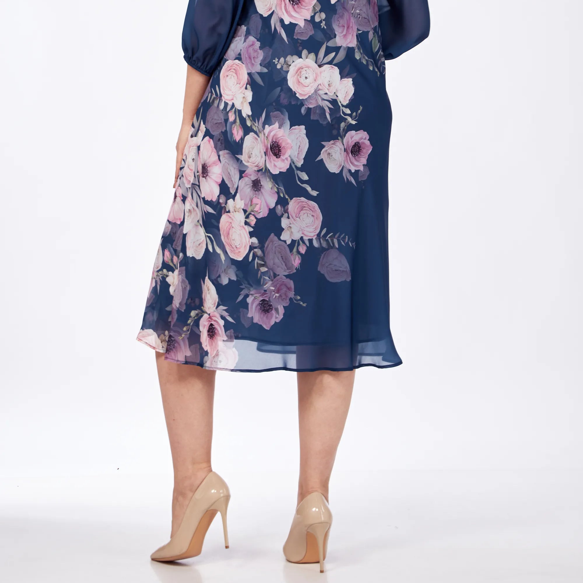 Sophisticated Floral Dress
