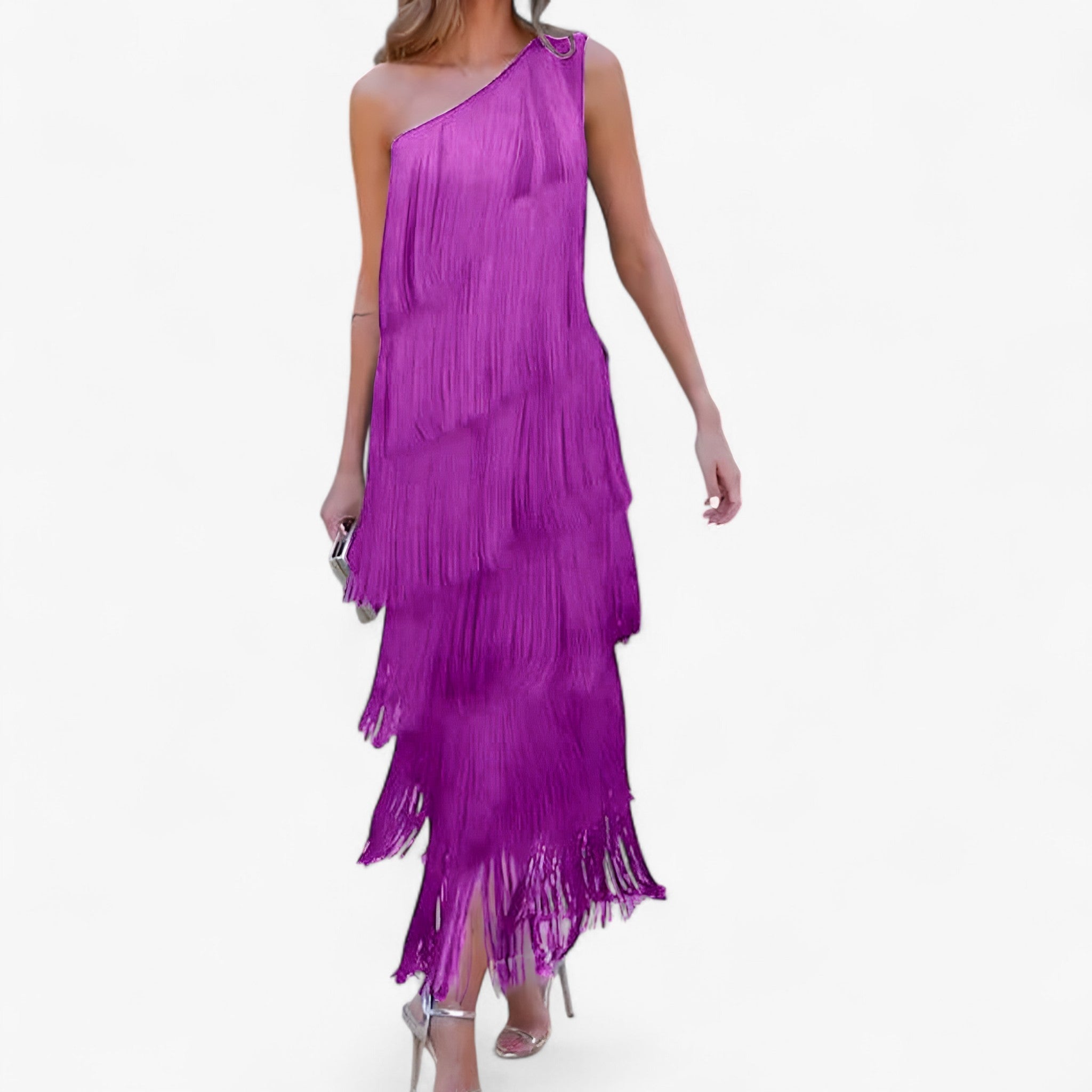 Liana | Elegant Dress with Fringes – A movement that catches the eye with every step