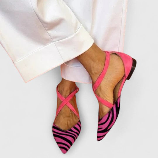 Khreysa | Chic Strappy Ballerina Flats for Effortless Style & Everyday Comfort