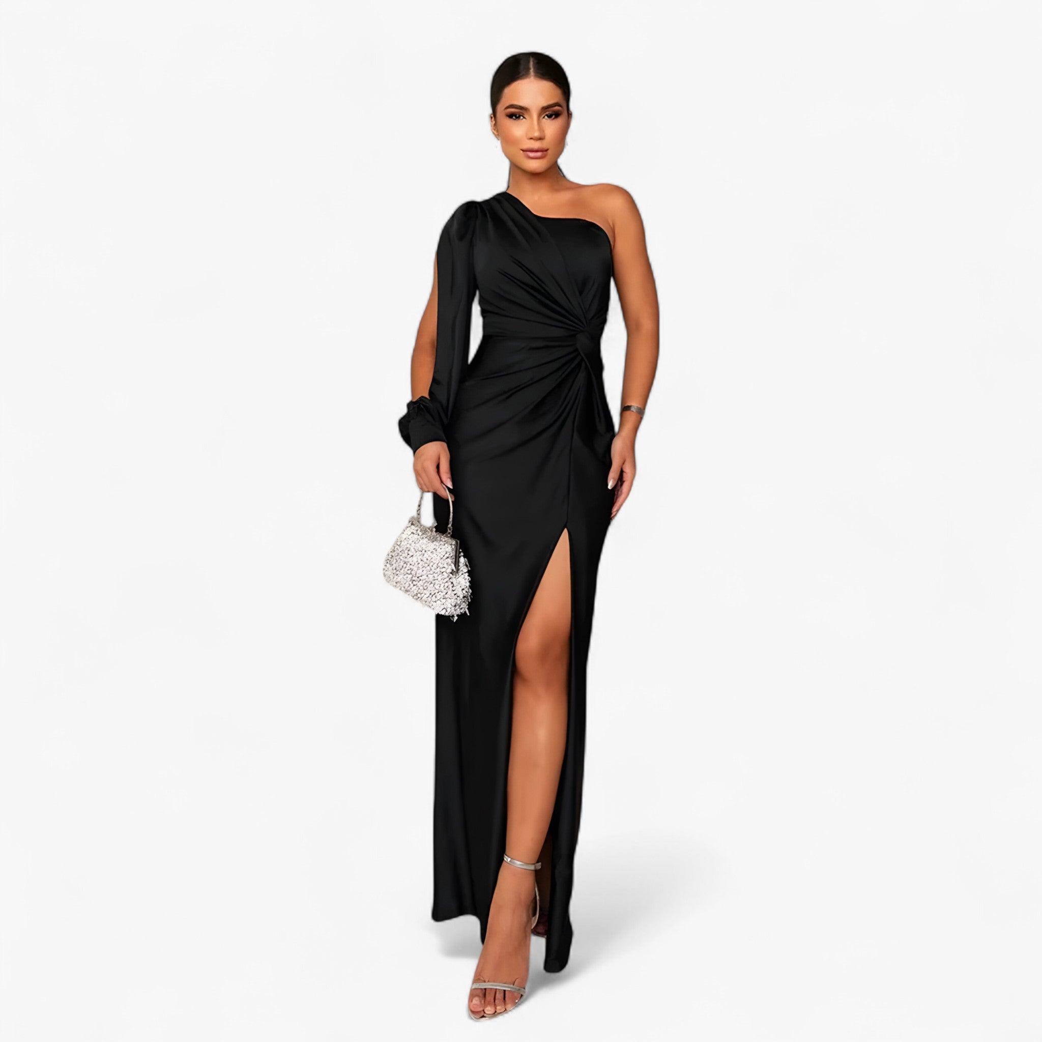 Camilla | Elegant Satin Dress for Women – Glossy and Timeless Style