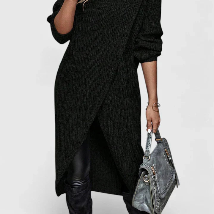 Zarymelle | Timeless Knit Sweater Dress for Effortless Style
