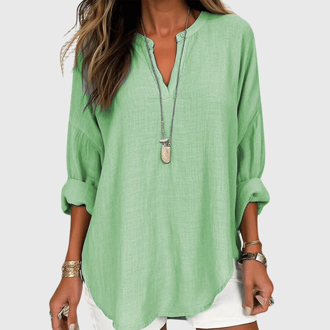 Lenara™ Breezy-Chic Beach Shirt