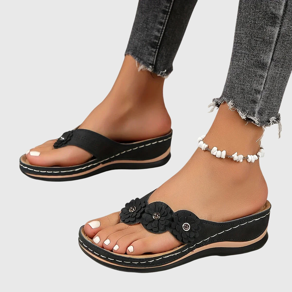 Alexis Orthopedic Comfort Flip Flops with Arch Support