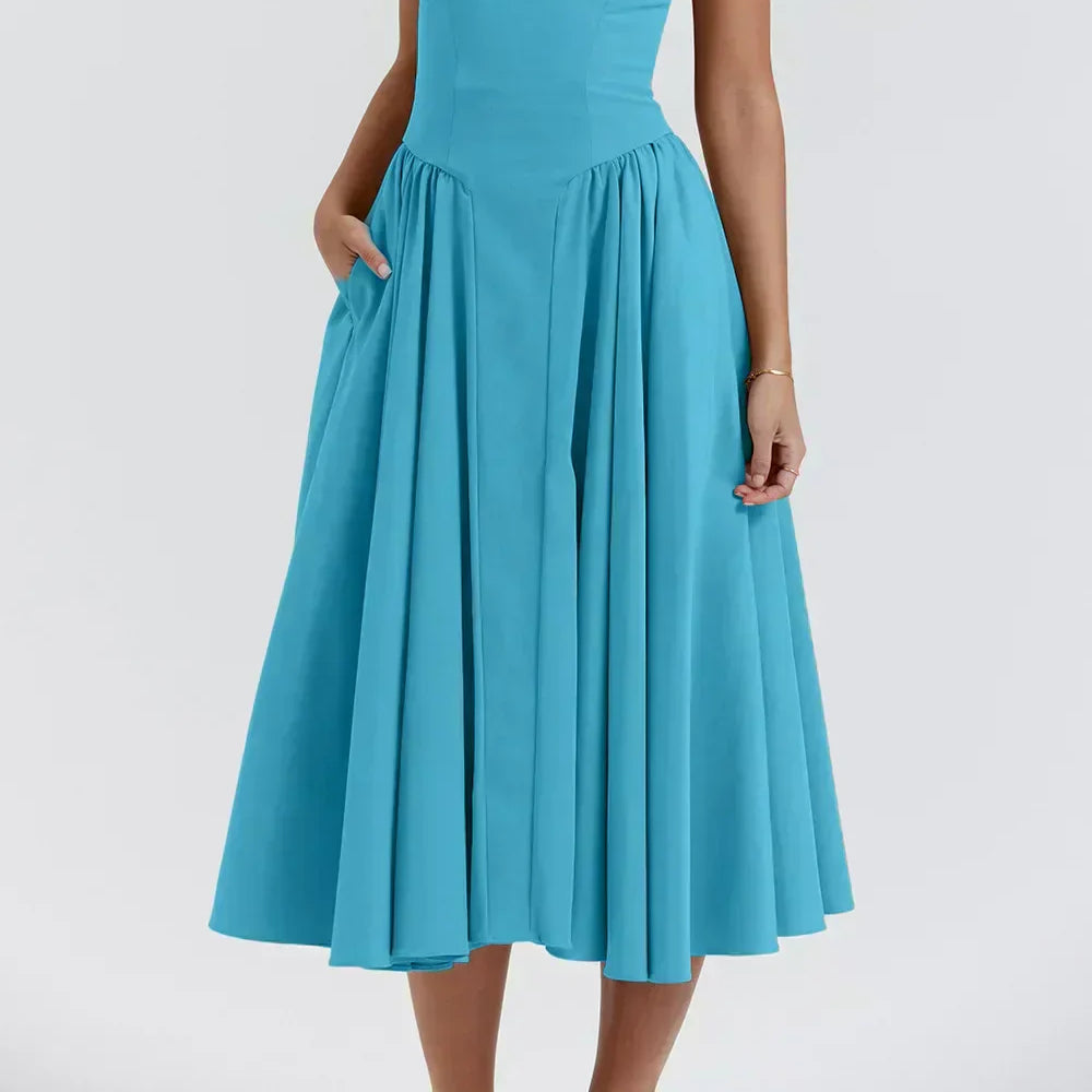 Briallen Fresh Structured Dress - Sleek, Modern Silhouette