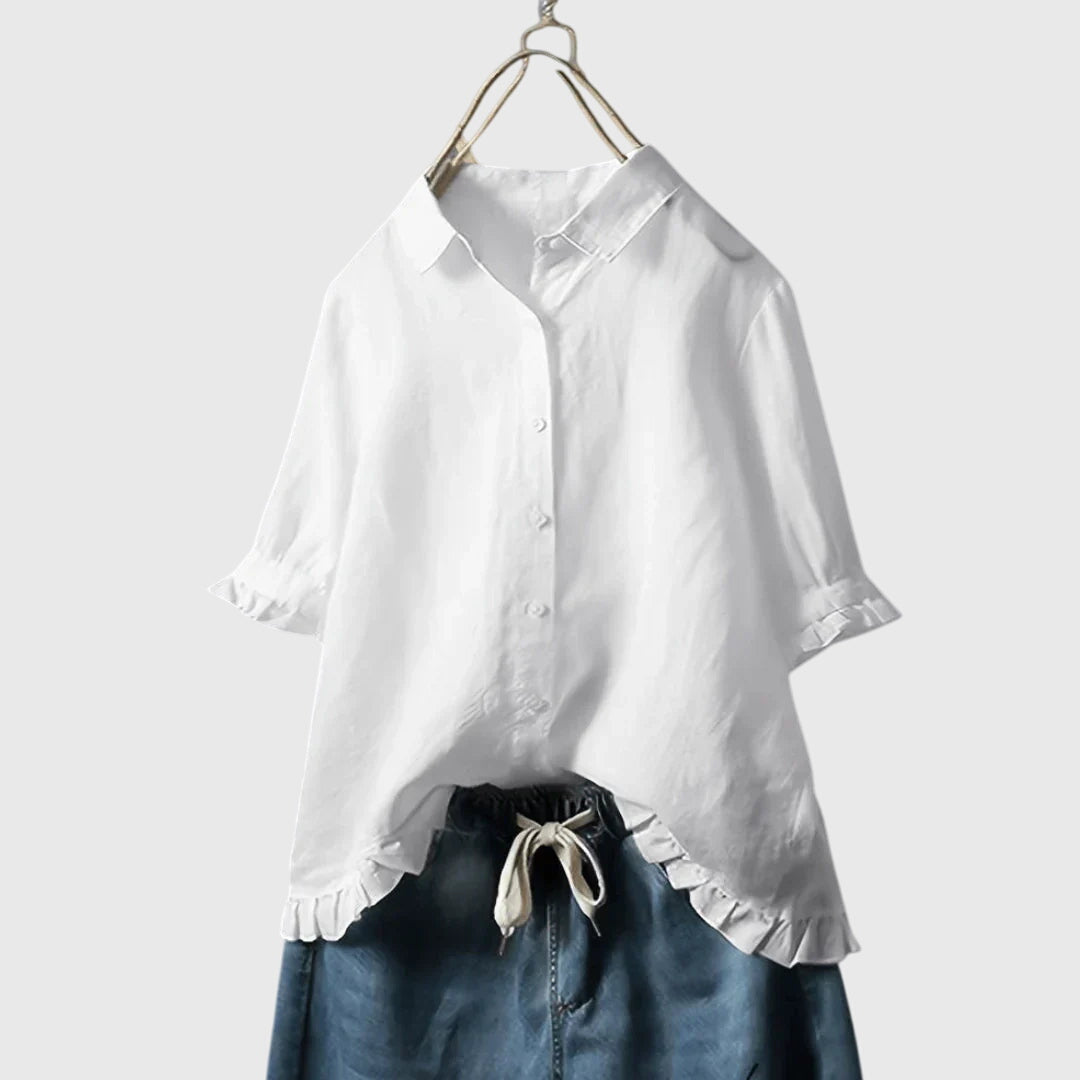 Pamela™ — A Sophisticated & Chic Blouse for Effortless Style