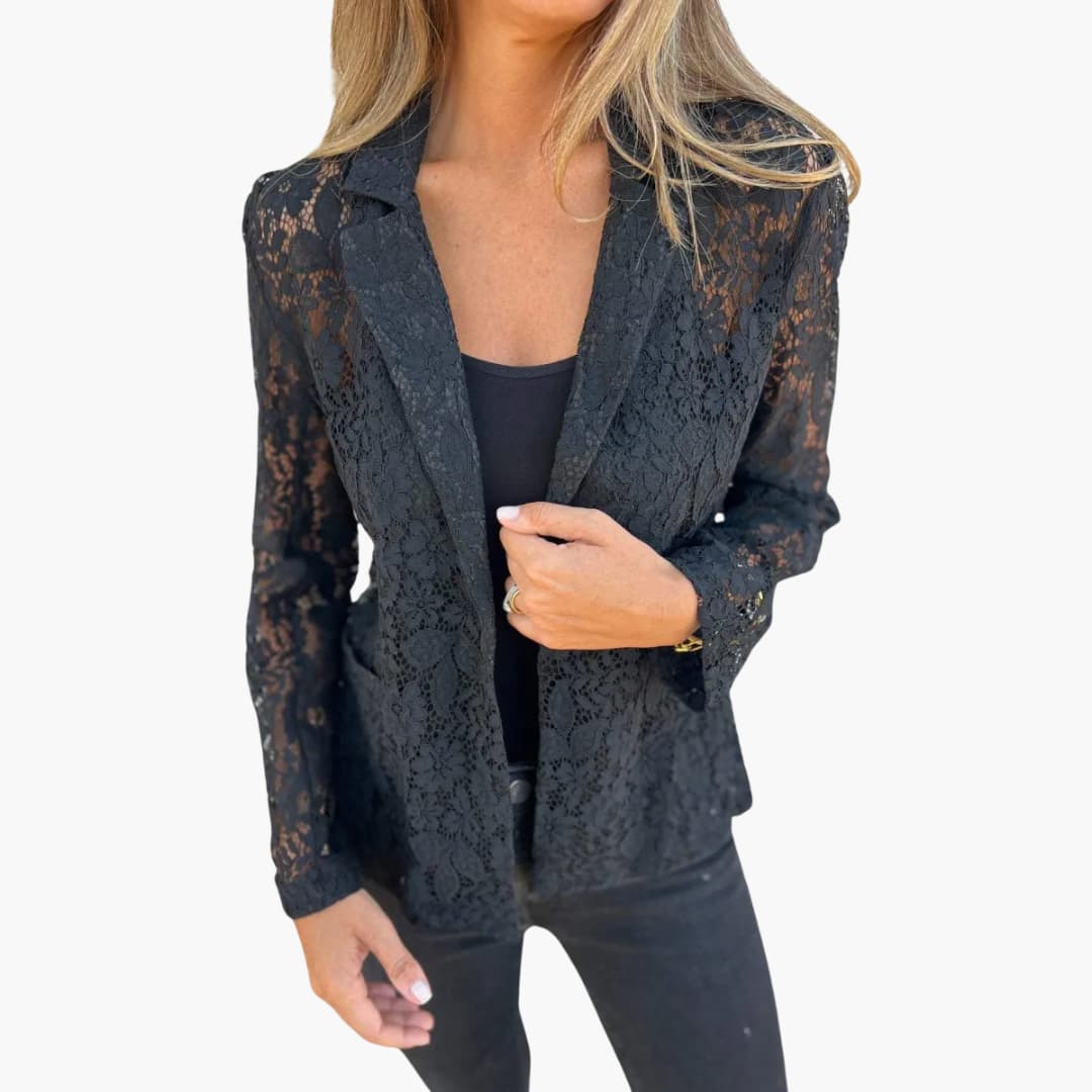 Lace Blazer - Effortlessly Elegant