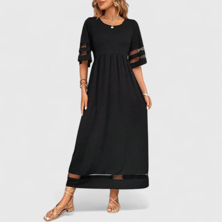 Delymarina | Sophisticated Midi Dress for Effortless Style