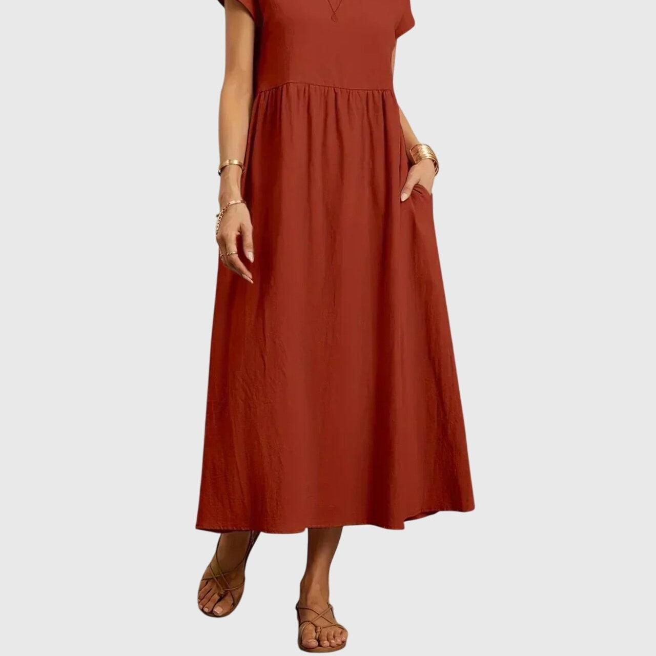 Relaxed Fit Dress – Breathable Fabric & Flattering Silhouette