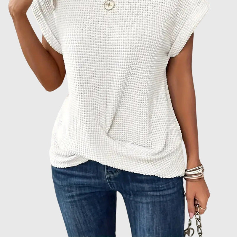 Isa™ Timeless Chic Crew-Neck Blouse