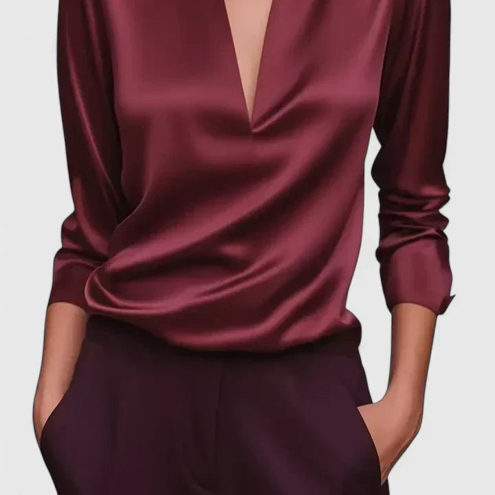 Calvina | Timelessly Elegant Blouse