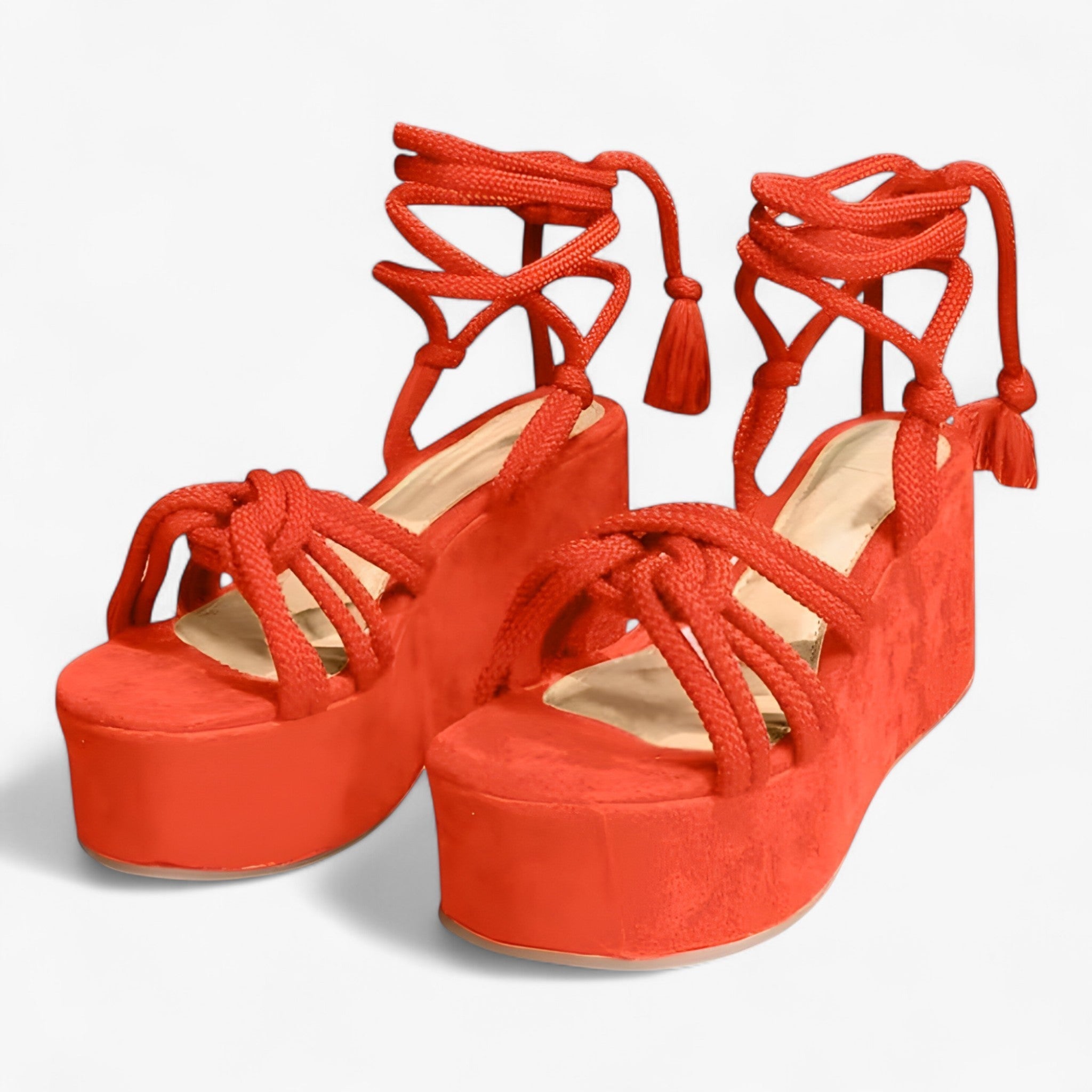 Maddie | Sandals with laces - Style and Comfort