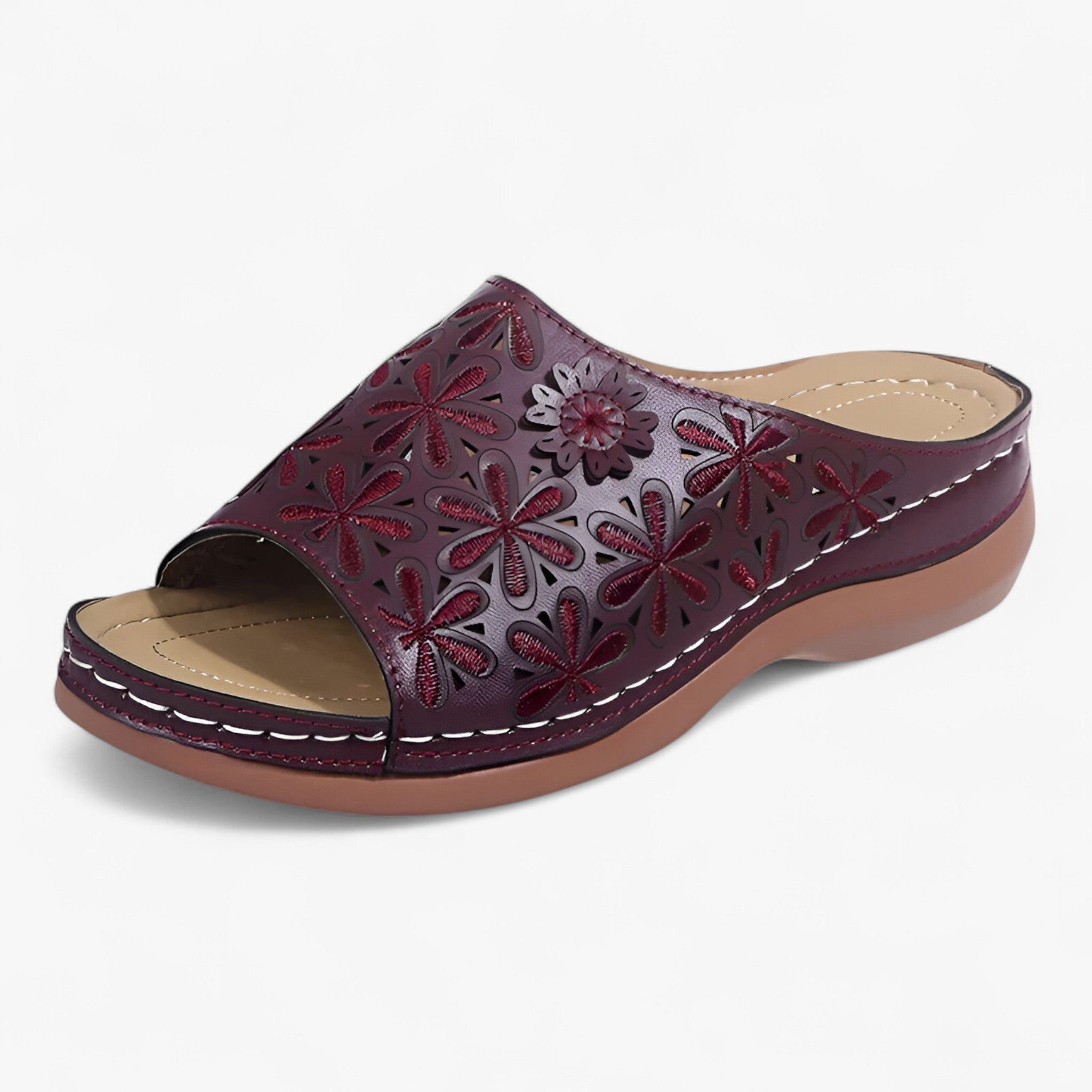 Ianne | Floral sandals – Elegant and comfortable