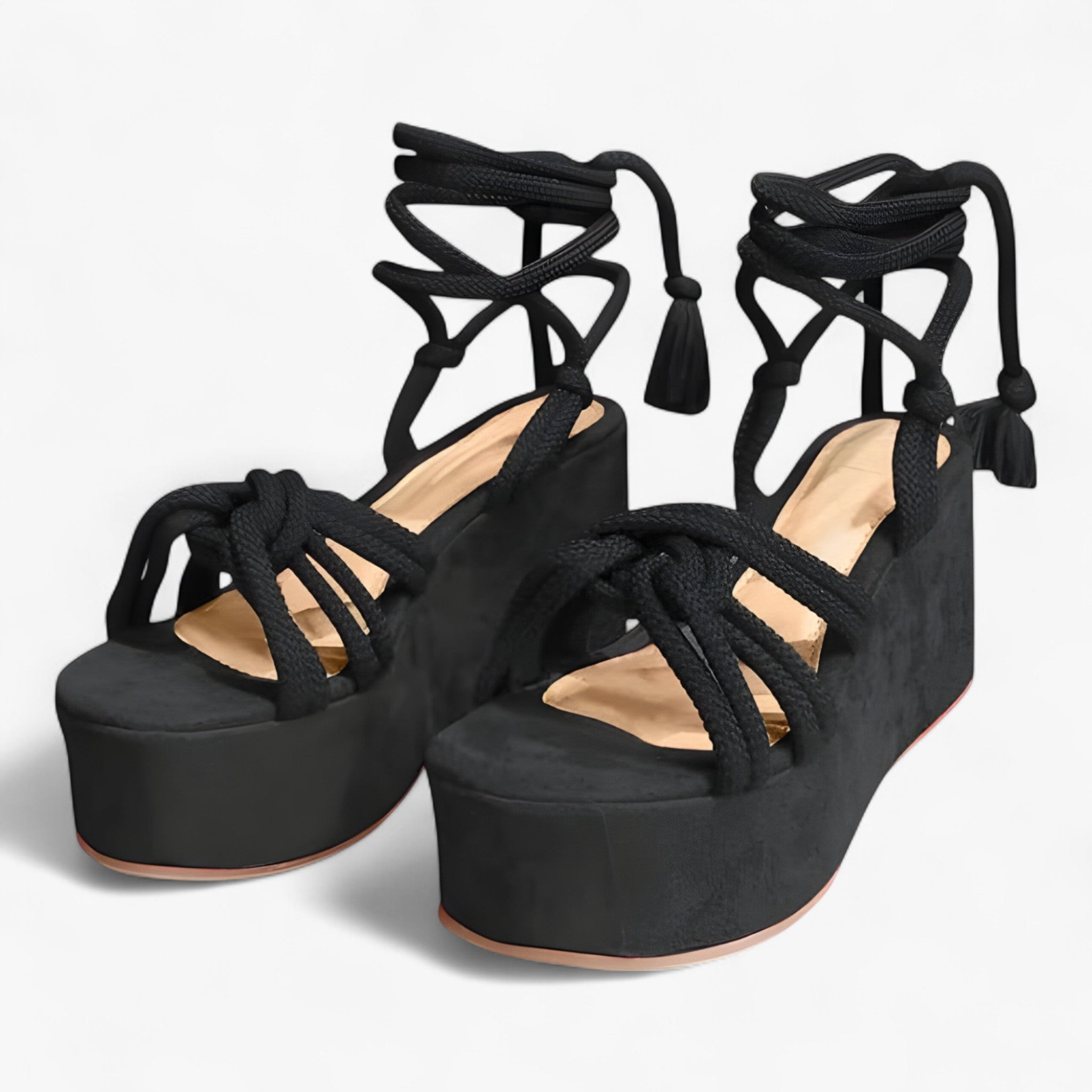 Maddie | Sandals with laces - Style and Comfort