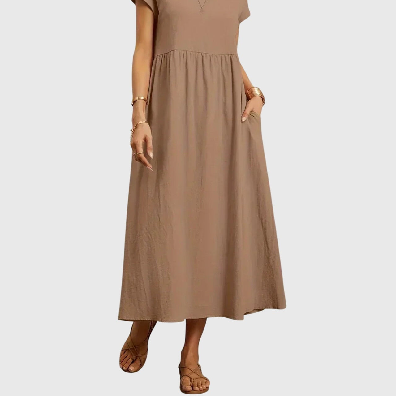 Relaxed Fit Dress – Breathable Fabric & Flattering Silhouette