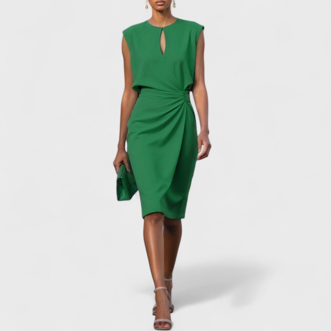 Luxe Midi Dress with Exquisite Detailing