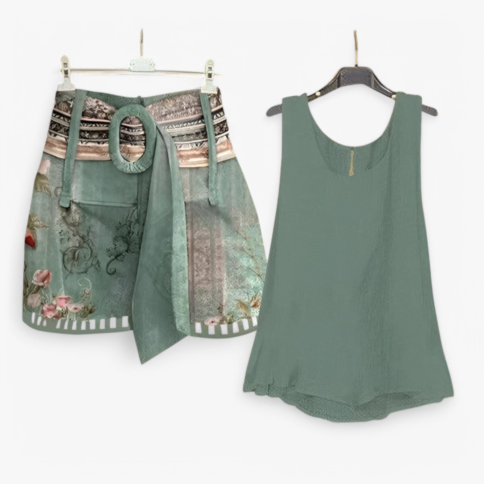 Sofia | Sleeveless two-piece set