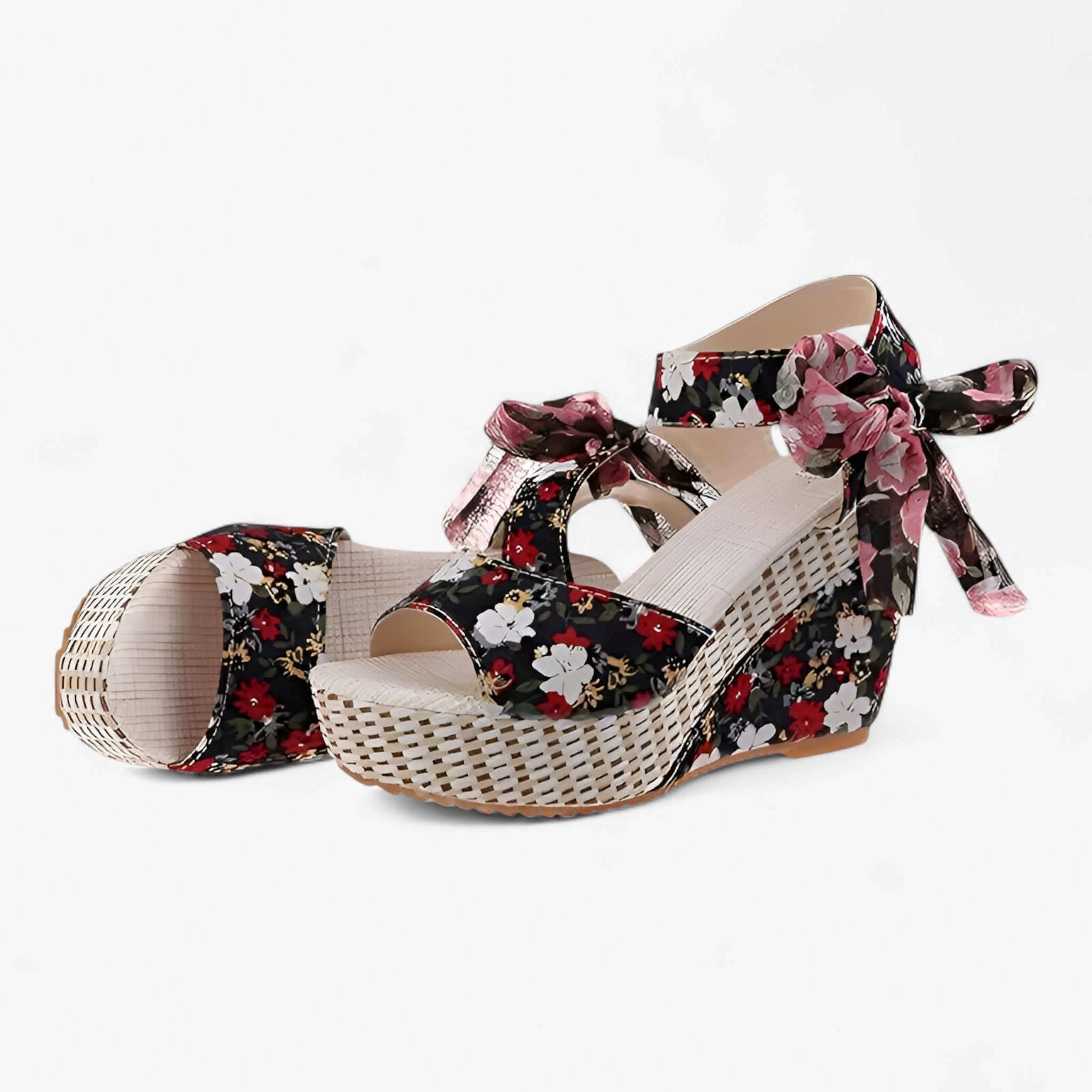 Evangeline | Floral sandals - Elegant and comfortable