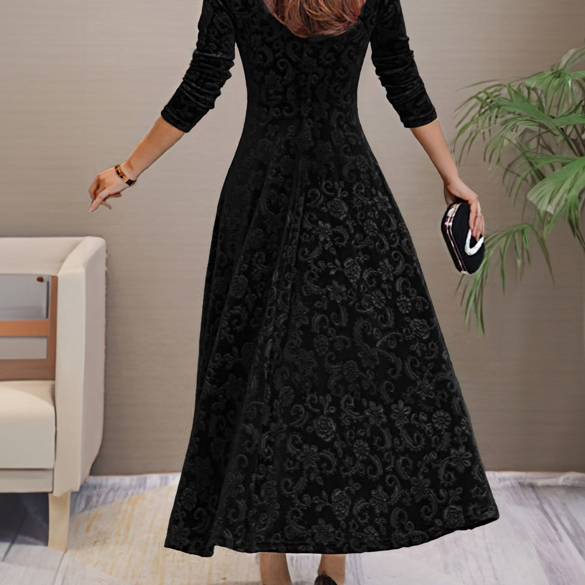 Denise Velvet Elegance Dress