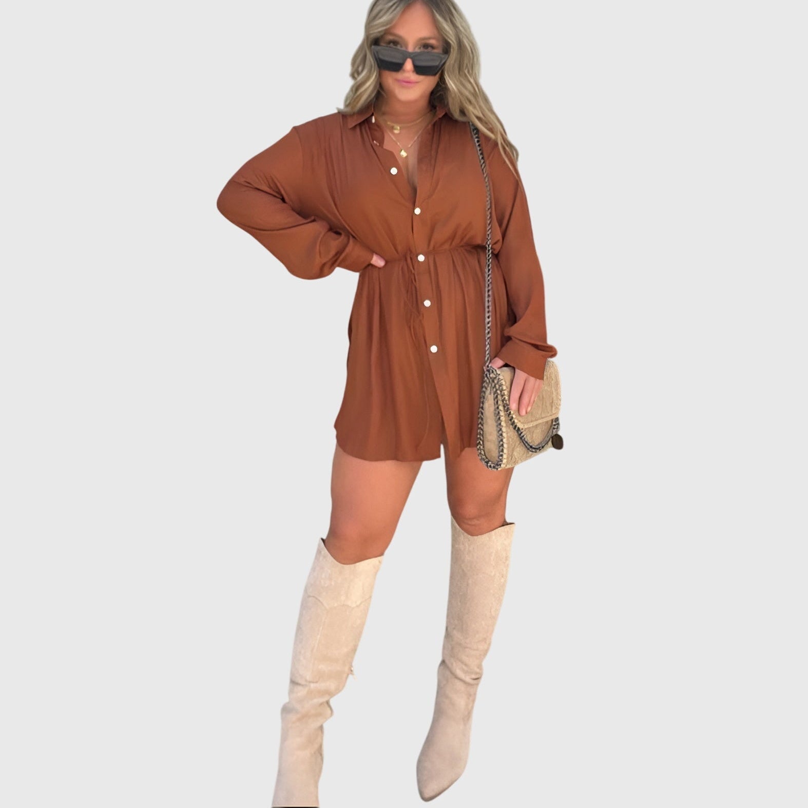 Nova | Effortlessly Elegant Romper Dress for a Polished Look