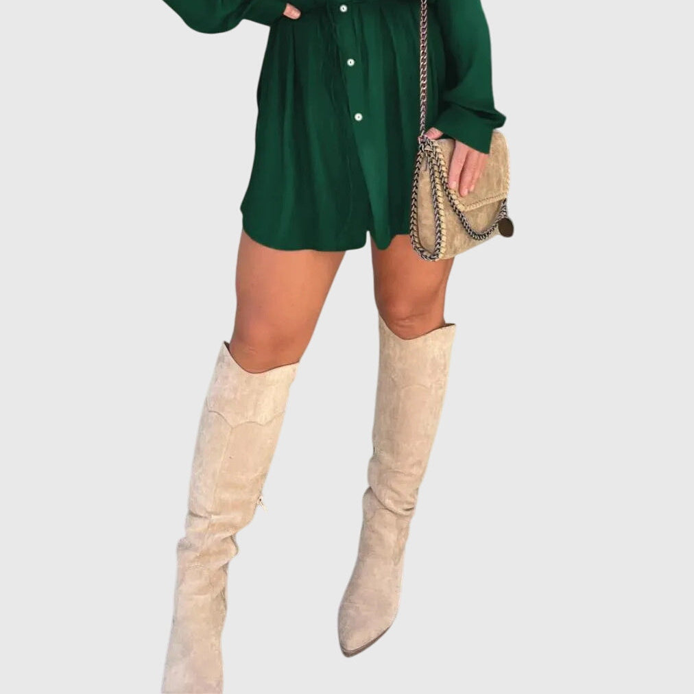 Nova | Effortlessly Elegant Romper Dress for a Polished Look