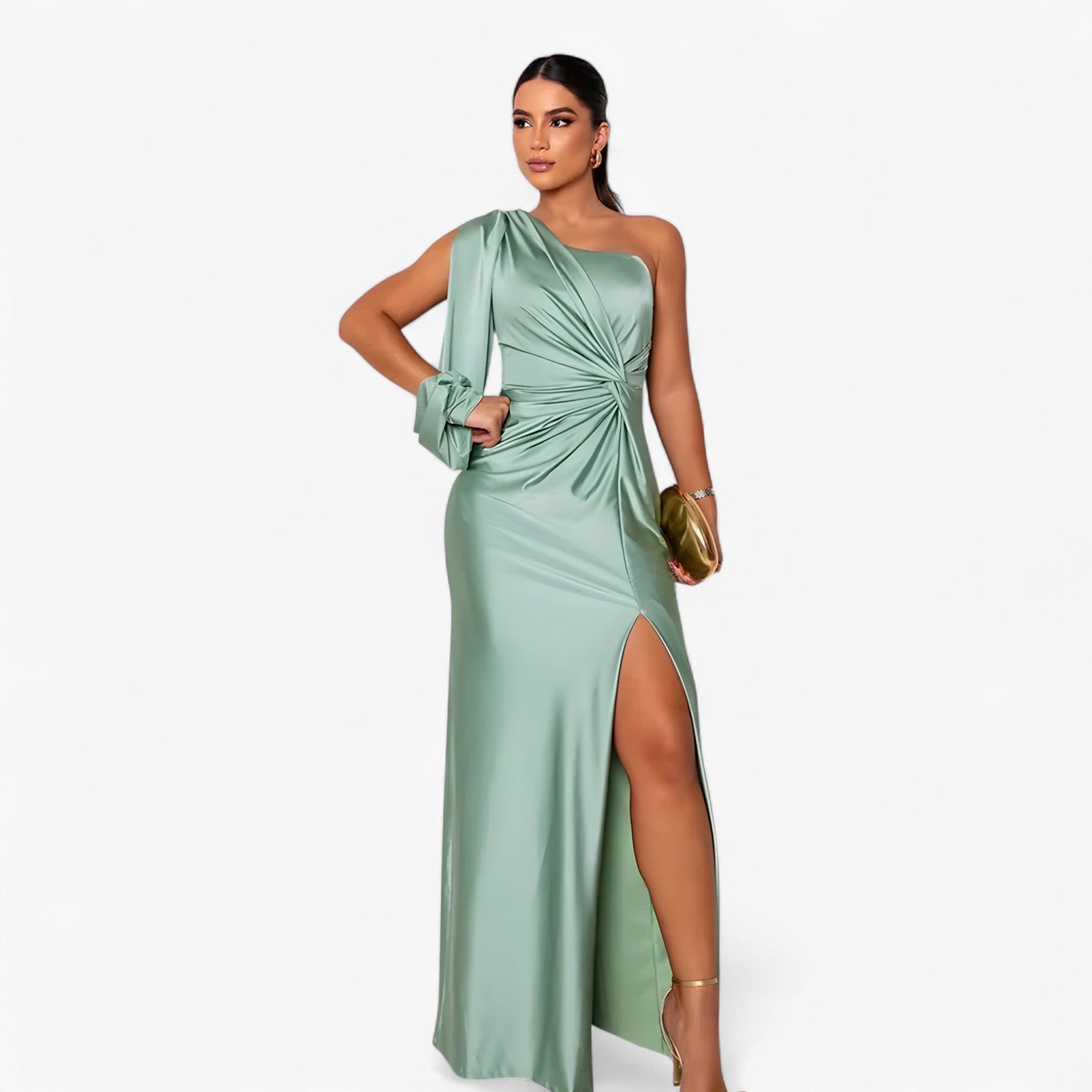 Camilla | Elegant Satin Dress for Women – Glossy and Timeless Style