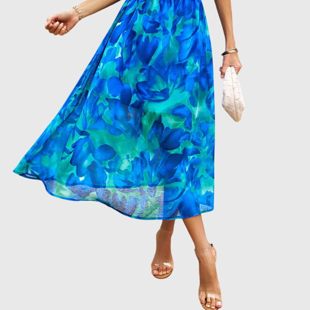 Floral Midi Dress — Effortlessly Flattering Silhouette