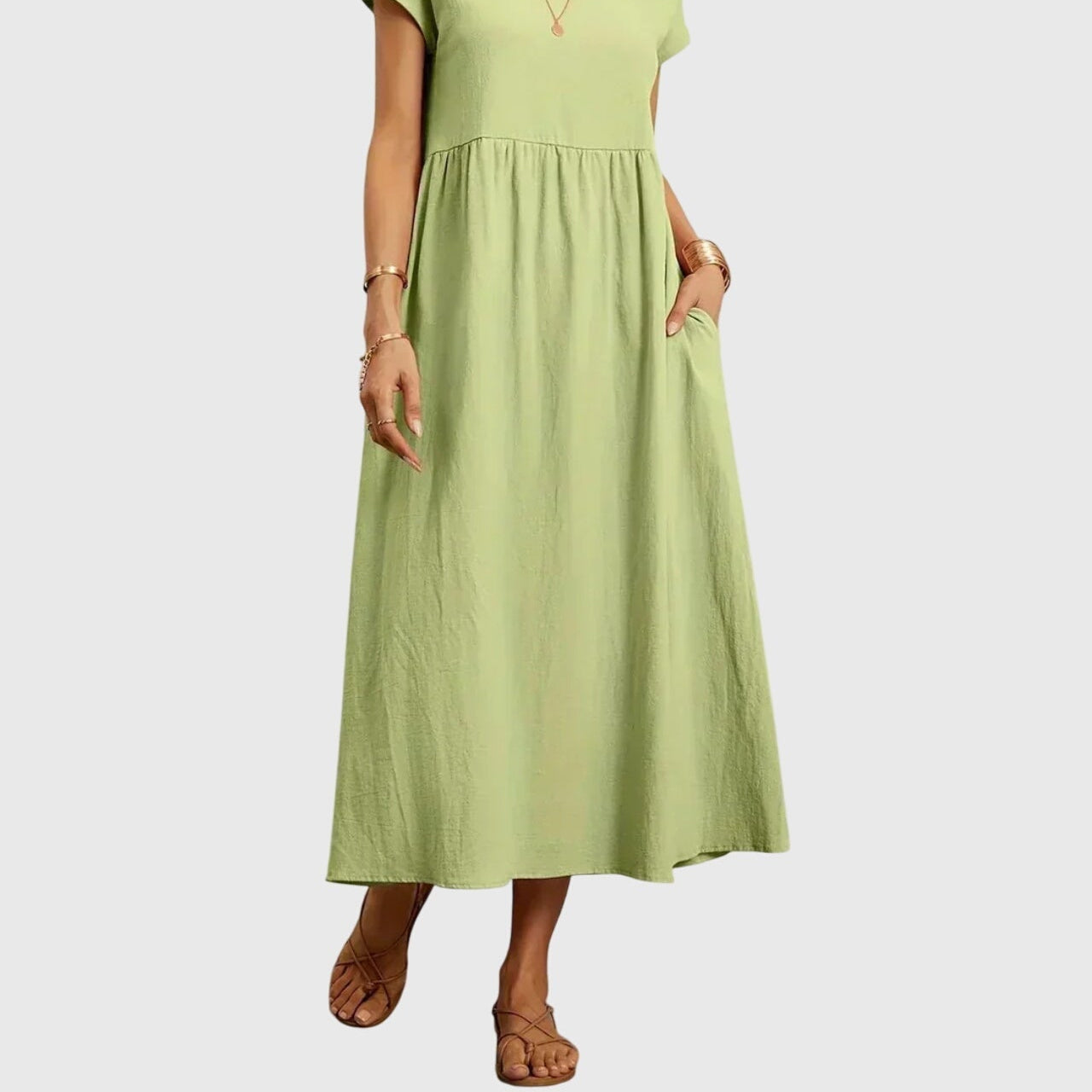 Relaxed Fit Dress – Breathable Fabric & Flattering Silhouette