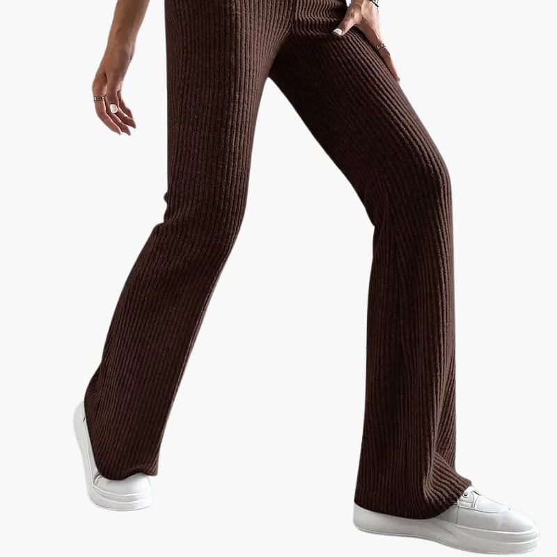 High-Waisted Casual Pants - Effortless Style & All-Day Comfort