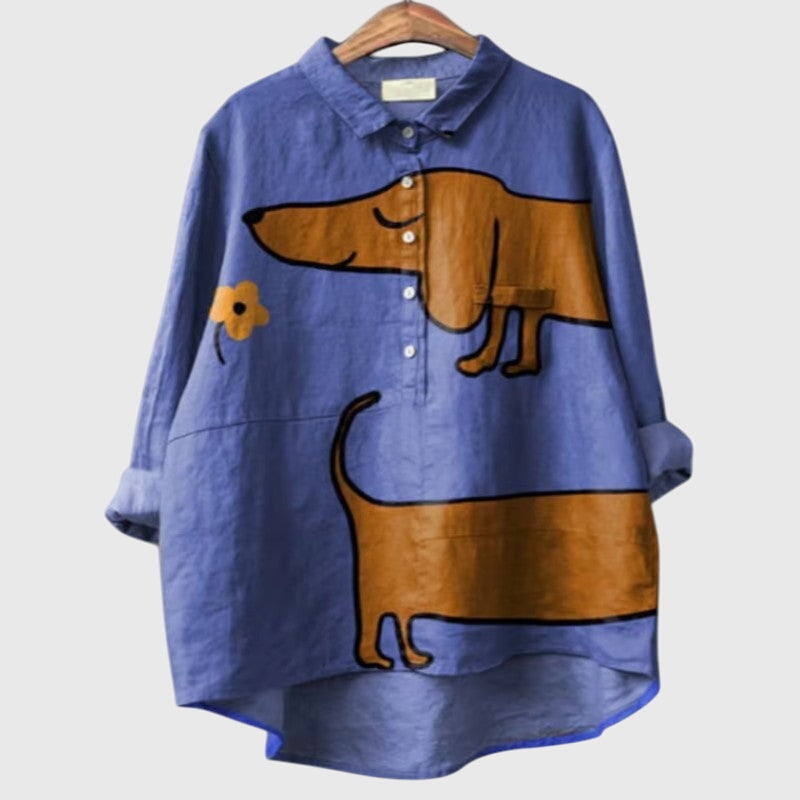 Asta™ Chic Dog Blouse - Size 3