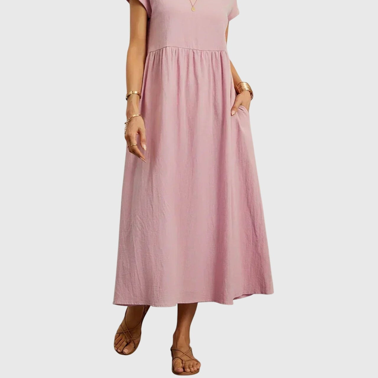 Relaxed Fit Dress – Breathable Fabric & Flattering Silhouette
