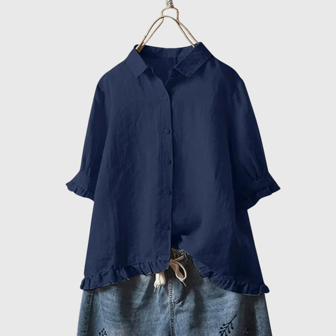 Pamela™ — A Sophisticated & Chic Blouse for Effortless Style