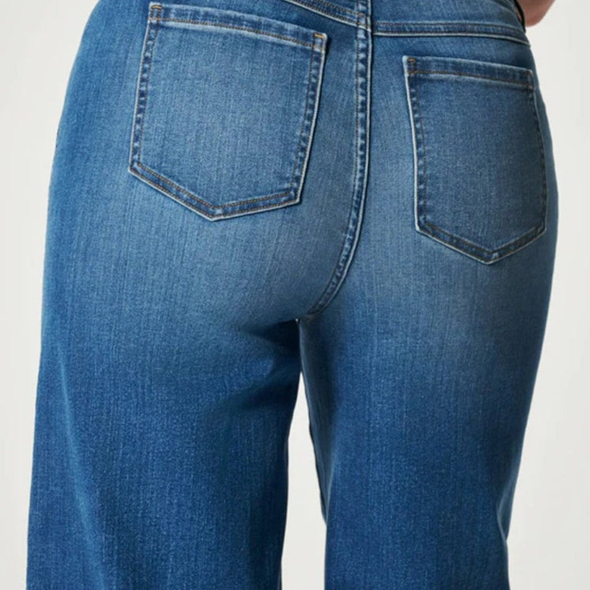 Emma Pull-On Wide-Leg Jeans - Flattering Fit, All-Day Comfort