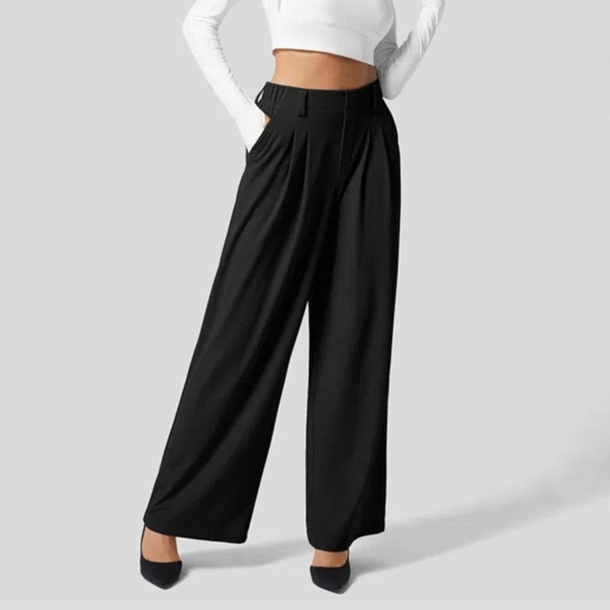 Luna Wide-Leg Palazzo Pants