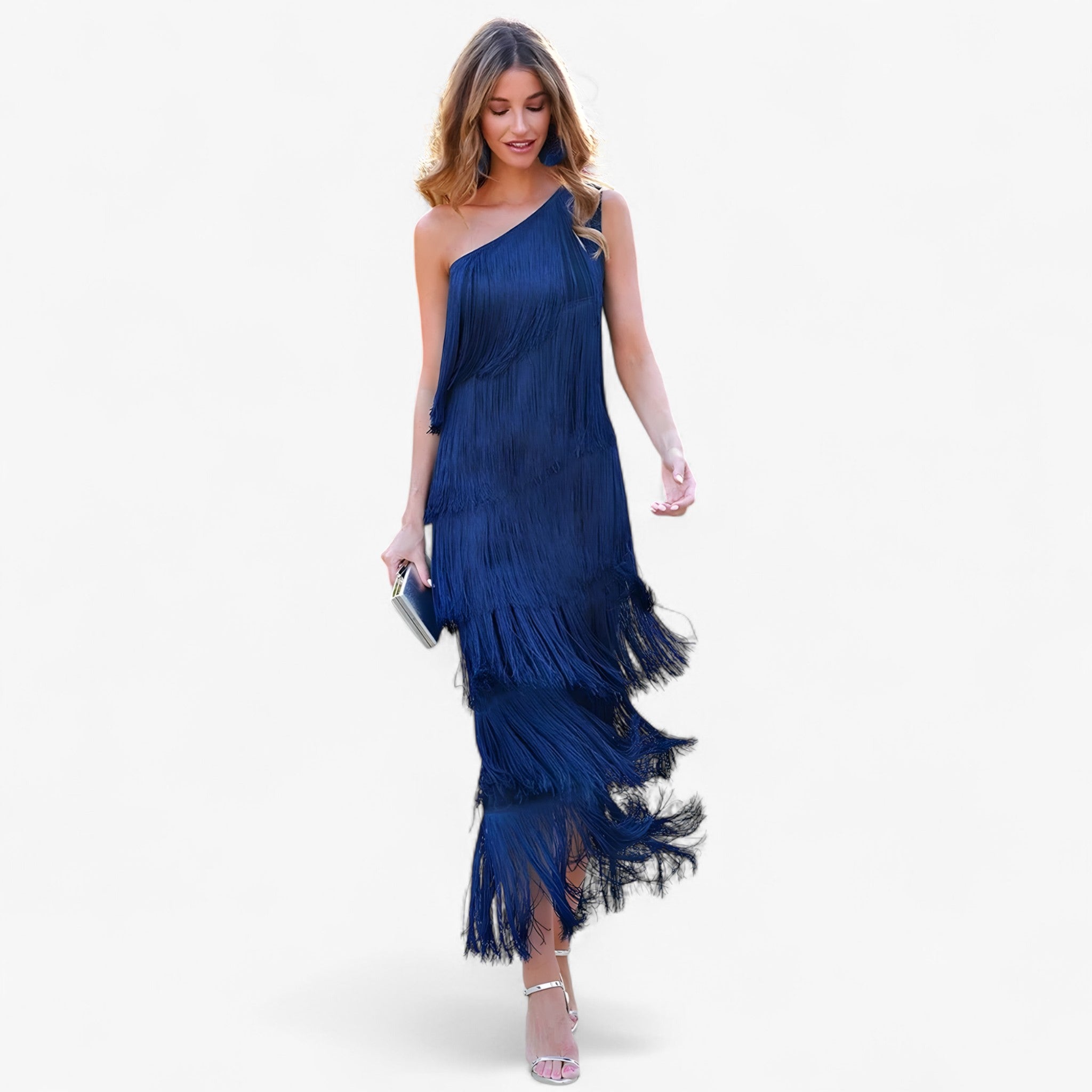 Liana | Elegant Dress with Fringes – A movement that catches the eye with every step