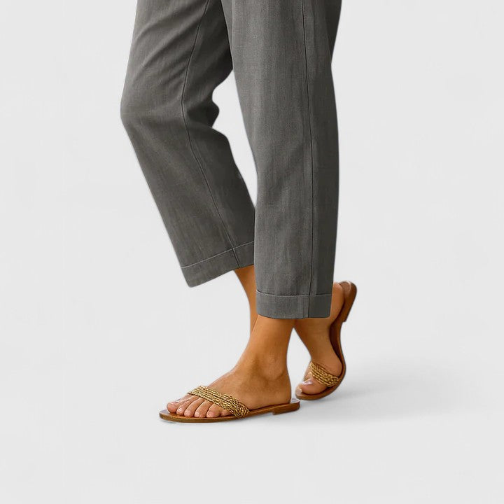 Linen Summer Women's Pants – Breathable Fabric & Lightweight Feel
