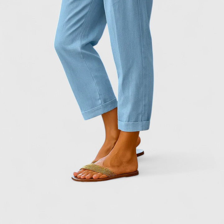 Linen Summer Women's Pants – Breathable Fabric & Lightweight Feel