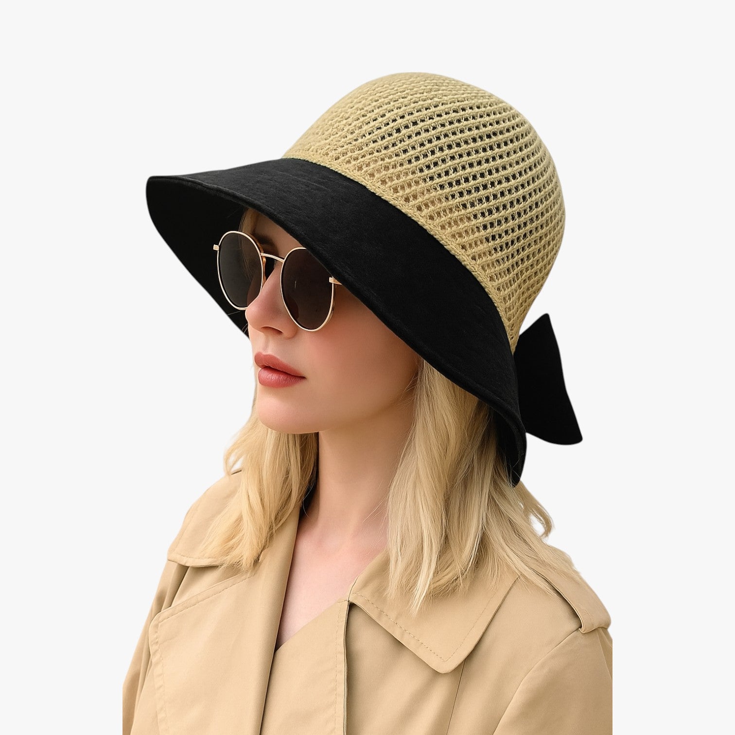 Jesse | Crochet Summer Hood with a Folded Knot and Breathable