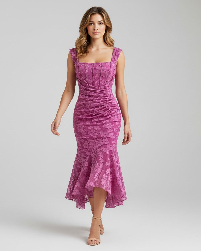 Clara | Midi dress with an elegant and flattering fit